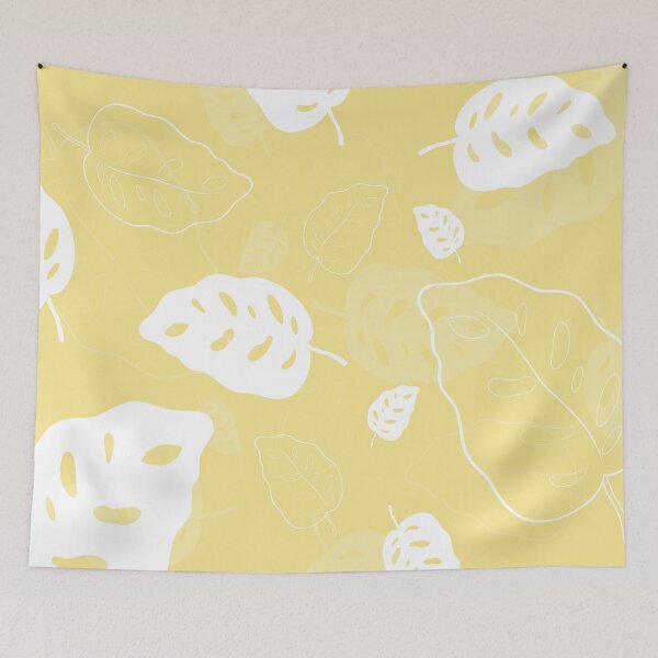 Item preview, White leafs with yellow background  designed and sold by J sora.