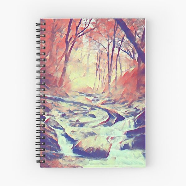 Item preview, GALATHI Smoky Mountains Fall Falls Painting - Adventure designed and sold by Galathi Designs.