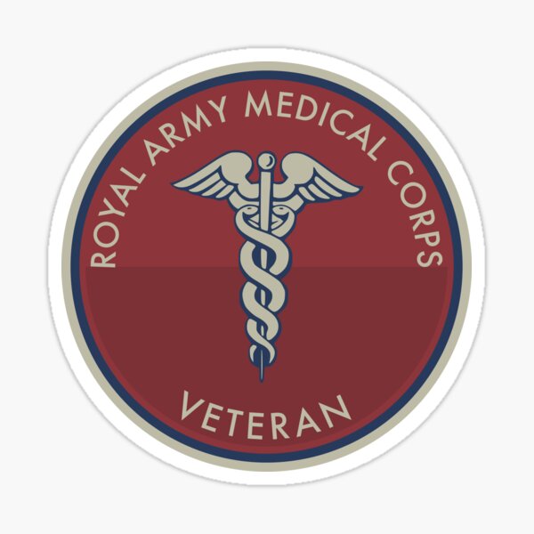 Royal Army Medical Corps vinyl sticker personalised free.. 