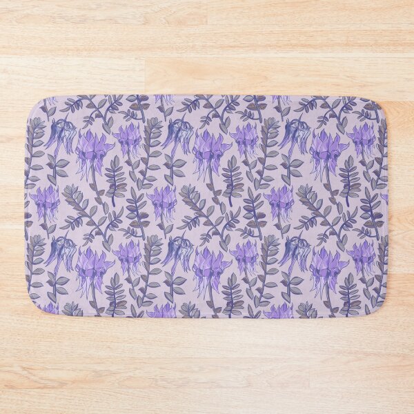 Item preview, Sturt Desert Pea Pattern - Purple Palette designed and sold by Sketchbook Designs.