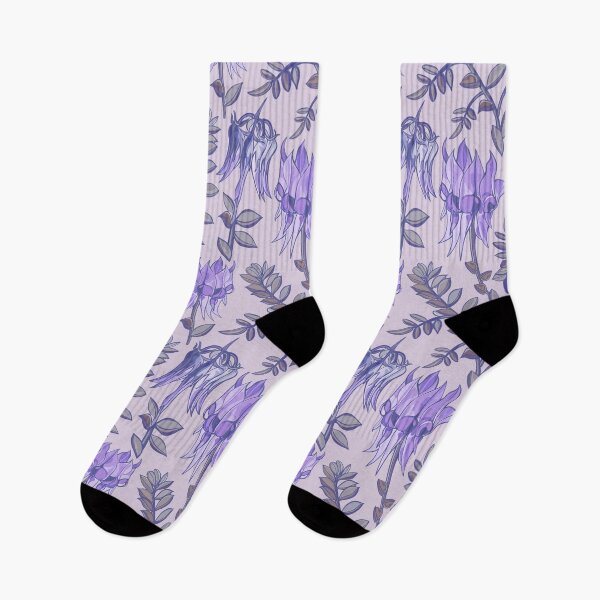 Item preview, Sturt Desert Pea Pattern - Purple Palette designed and sold by Sketchbook Designs.