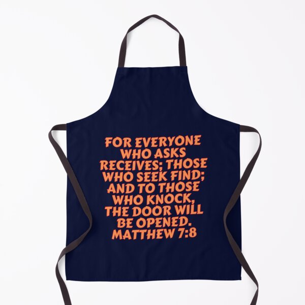Item preview, Bible Verse Matthew 7:8 designed and sold by Prayingwarrior.