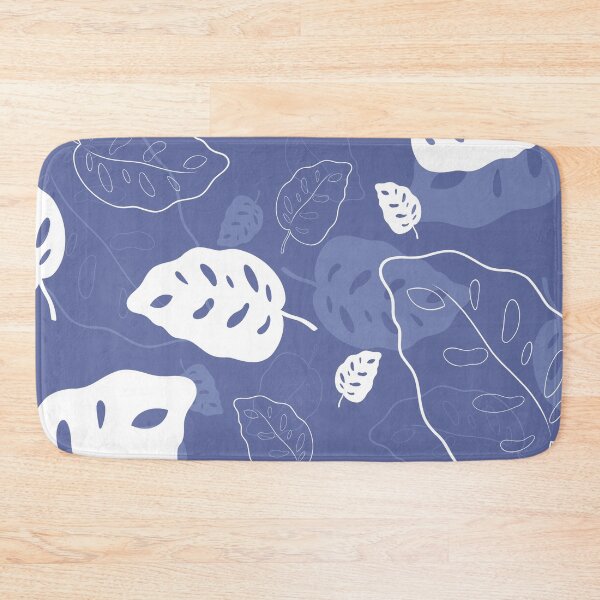 Item preview, White leafs with blue background  designed and sold by J sora.