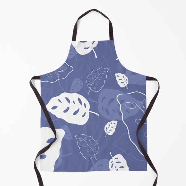 Item preview, White leafs with blue background designed and sold by J sora.