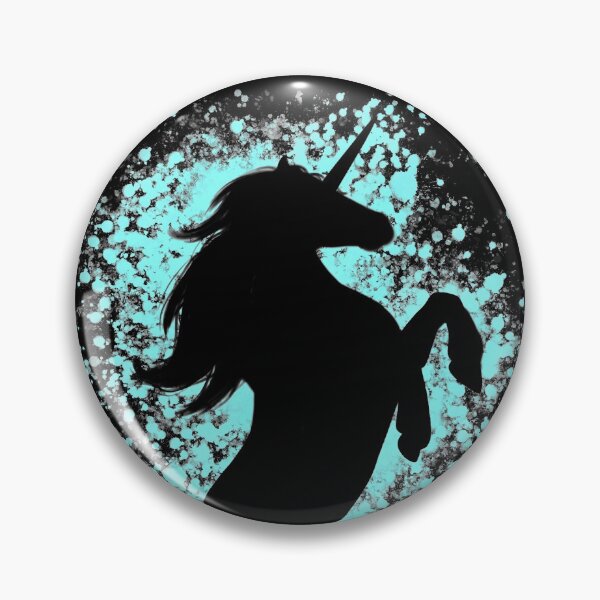 Item preview, Magical Blue Unicorn Silhouette  designed and sold by Lady-Lilac.