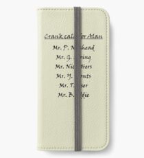 Alan Partridge Crank Calls iPhone Wallet/Case/Skin