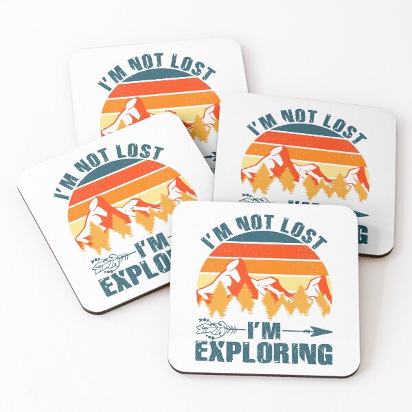 Item preview, I'm Not Lost I'm Exploring Camping Camper Hiking designed and sold by lonaarts8.