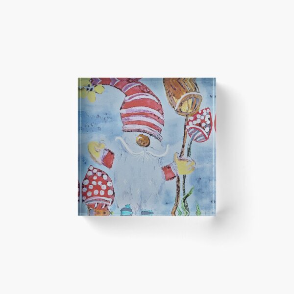 Item preview, A Gnome and His Mushrooms designed and sold by EloiseArt.