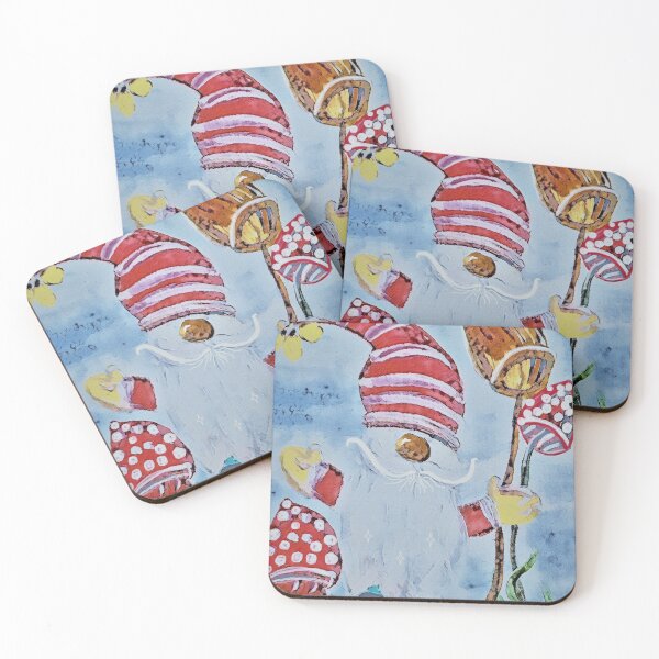 Item preview, A Gnome and His Mushrooms designed and sold by EloiseArt.