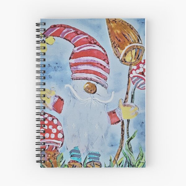 Item preview, A Gnome and His Mushrooms designed and sold by EloiseArt.