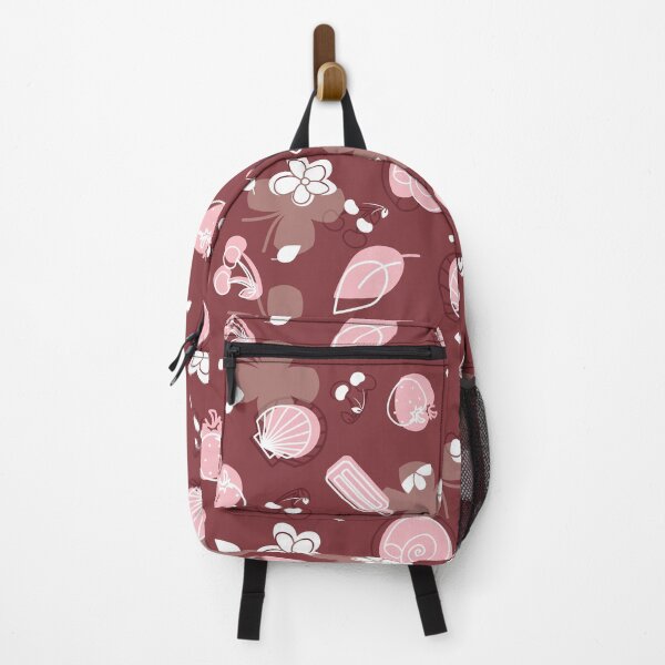 Item preview, Berries and seashells summer red seamless pattern designed and sold by SlothMagic.