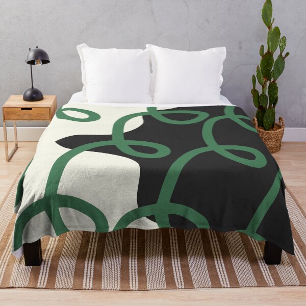 Item preview, Squiggly Minimalist Pattern Green designed and sold by ckylin.