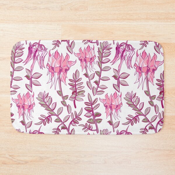 Item preview, Australian Sturt Desert Pea - Pink and White designed and sold by Sketchbook Designs.