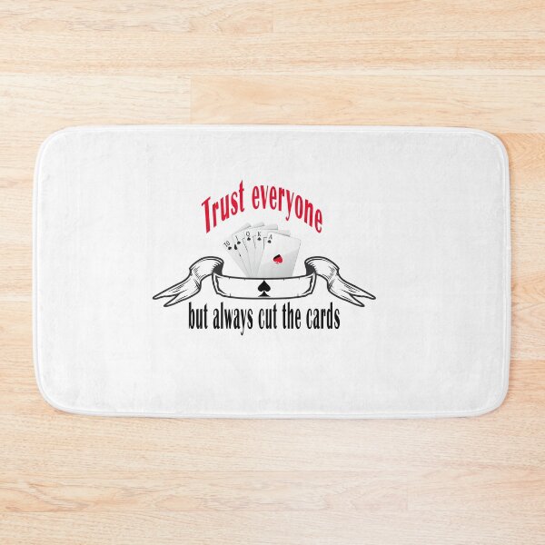 Item preview, Fuuny play cards Trust everyone but always cut the cards ,gift idea for lovers Gambling designed and sold by Mac Store.