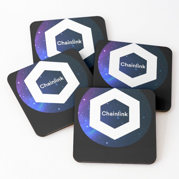 Item preview, Chainlink Space Galaxy Crypto LINK Cryptocurrency designed and sold by Bitcoin-Fashion.