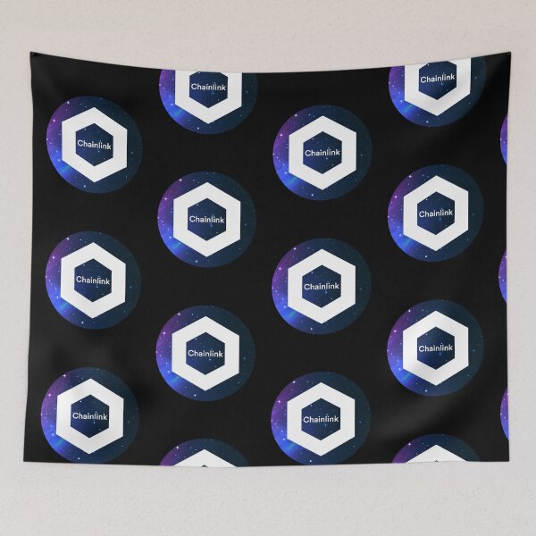 Item preview, Chainlink Space Galaxy Crypto LINK Cryptocurrency designed and sold by Bitcoin-Fashion.