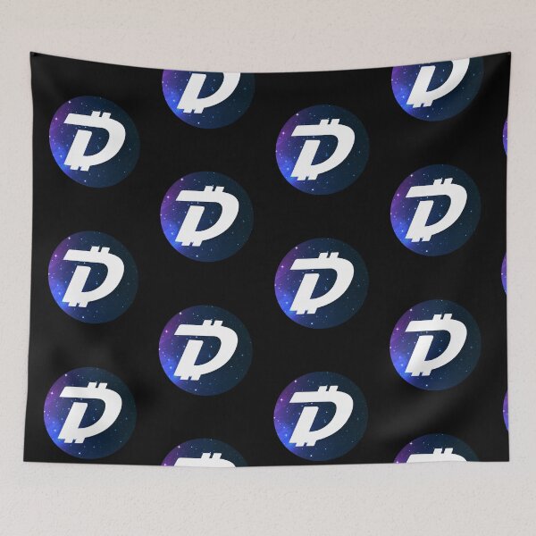 Item preview, Digibyte Space Galaxy Crypto DGB Cryptocurrency designed and sold by Bitcoin-Fashion.