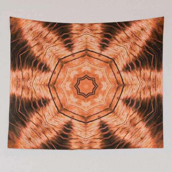 Item preview, Abstract Black and Orange Flower designed and sold by House of Hartz by: Dominique11.