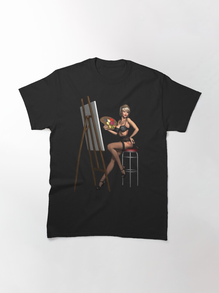 Alternate view of Sexy Painter Classic T-Shirt