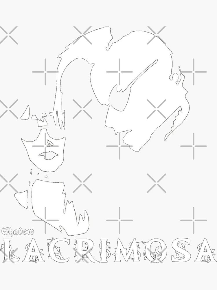 "Lacrimosa" Sticker for Sale by ShadowTShirt | Redbubble