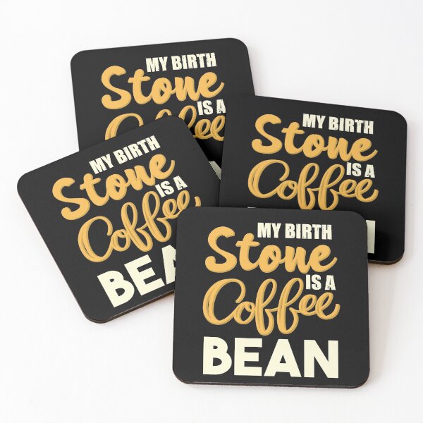 Item preview, My Birth Stone Is A Coffee Bean Funny Vintage coffee lover Design designed and sold by micreations.