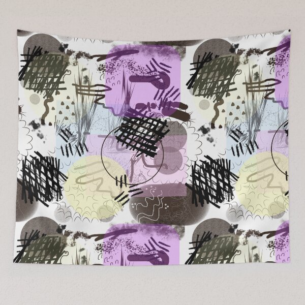 Item preview, Abstraction - It's a MESS in here designed and sold by ADHDCrafter.
