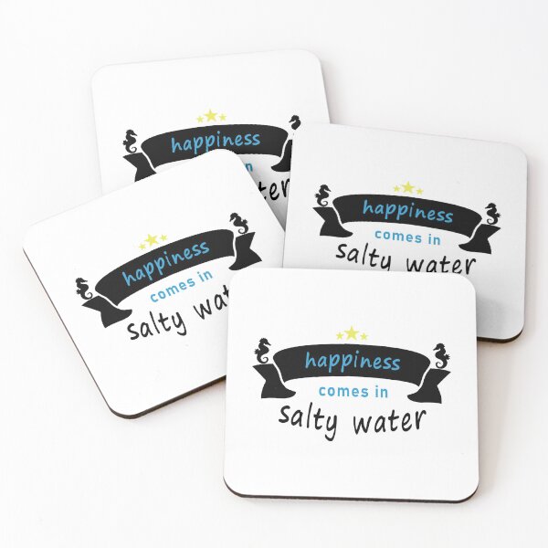 Item preview, Fuuny sea happiness comes in salty water ,gift idea for lovers beach and sea designed and sold by Mac Store.