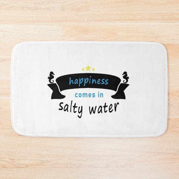 Item preview, Fuuny sea happiness comes in salty water ,gift idea for lovers beach and sea designed and sold by Mac Store.