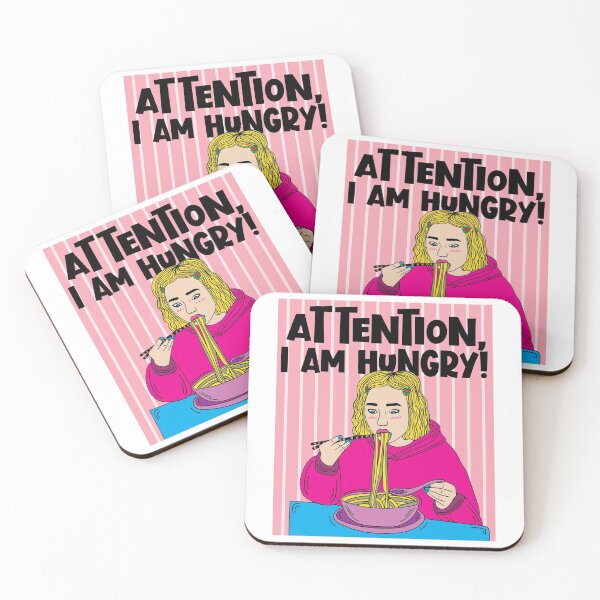 Item preview, Funny And Hungry Girl With Saying designed and sold by flofin.