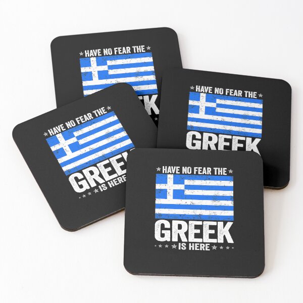 Item preview, Have No Fear The Greek Is Here  Greece Flag Design designed and sold by JJDzignsShop.