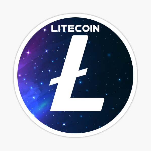 Artikel-Vorschau von Litecoin Space Galaxy Crypto LTC-Kryptowährung, designt und verkauft von Bitcoin-Fashion.