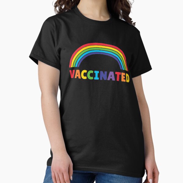Vista previa del artículo con la obra «Vacunado», diseñado y vendido por kindiscoolstore.