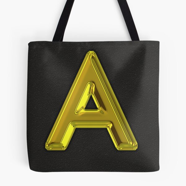 Item preview, Uppercase A in gold designed and sold by leobrix.