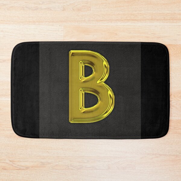 Item preview, Uppercase B in gold designed and sold by leobrix.