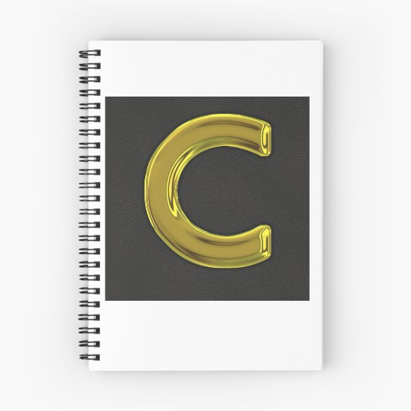 Item preview, Uppercase C in gold designed and sold by leobrix.