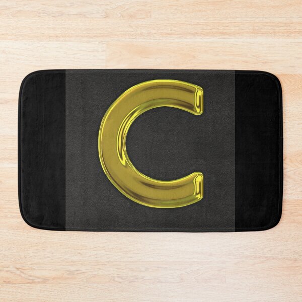 Item preview, Uppercase C in gold designed and sold by leobrix.