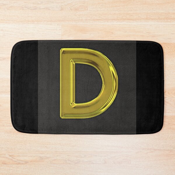 Item preview, Uppercase D in gold designed and sold by leobrix.