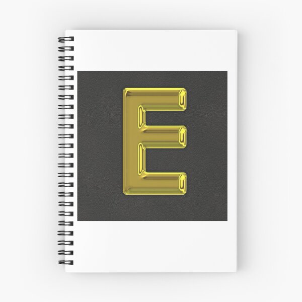 Item preview, Uppercase E in gold designed and sold by leobrix.