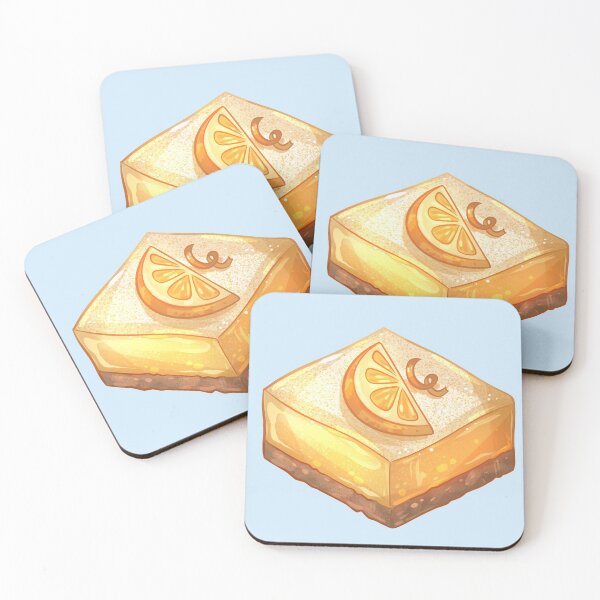 Item preview, Cute Lemon Bar Cookie designed and sold by GalaxyChicken.