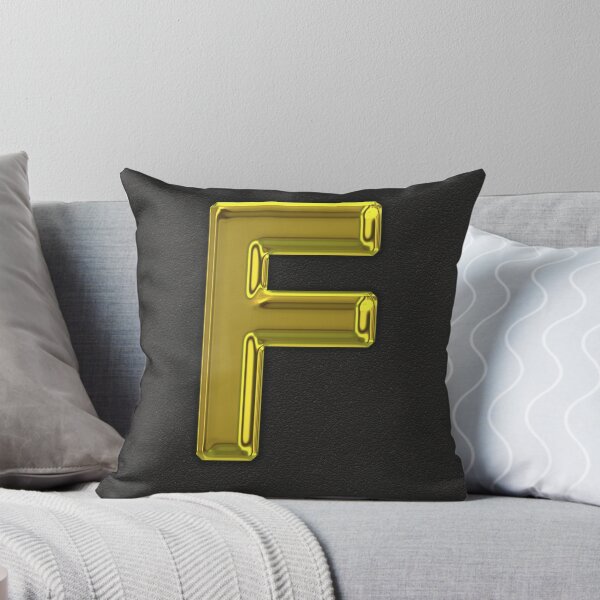 Item preview, Uppercase F in gold designed and sold by leobrix.