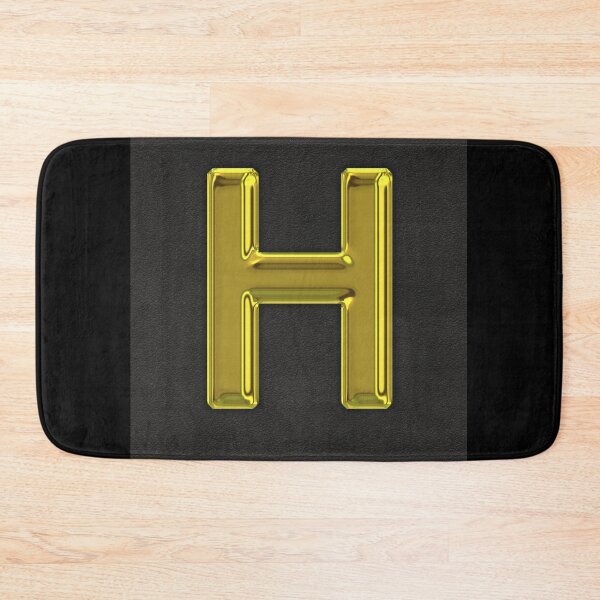 Item preview, Uppercase H in gold designed and sold by leobrix.