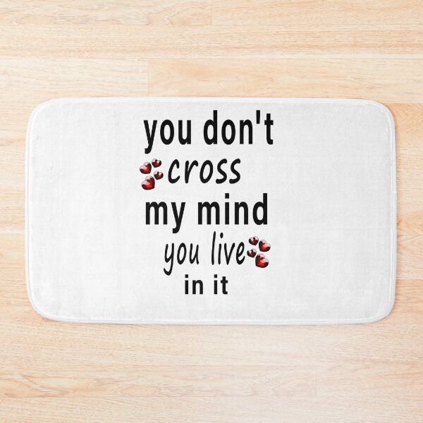 Item preview, Fuuny fiance you don't cross my mind you live in it,,gift idea for husband and wife designed and sold by Mac Store.