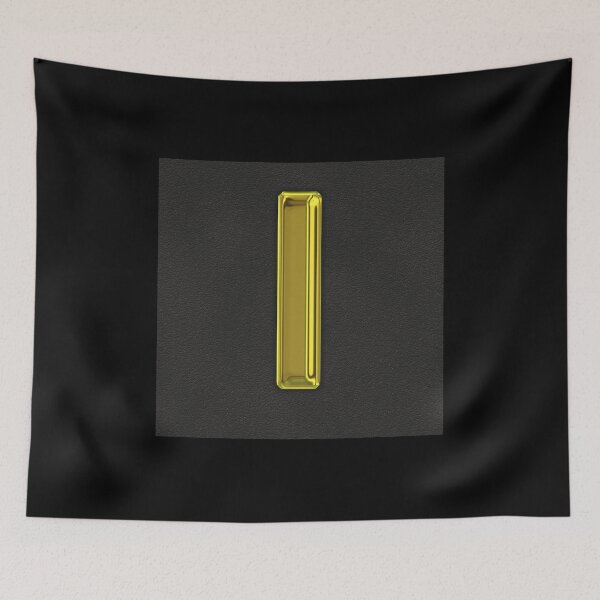 Item preview, Uppercase I in gold designed and sold by leobrix.