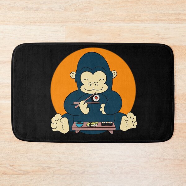 Item preview, Gorilla Sushi - Funny designed and sold by Atleta-Cali.