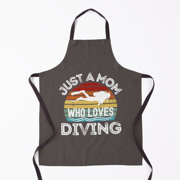Item preview, Just A Mom Who Loves Diving designed and sold by StudioAquaLumos.