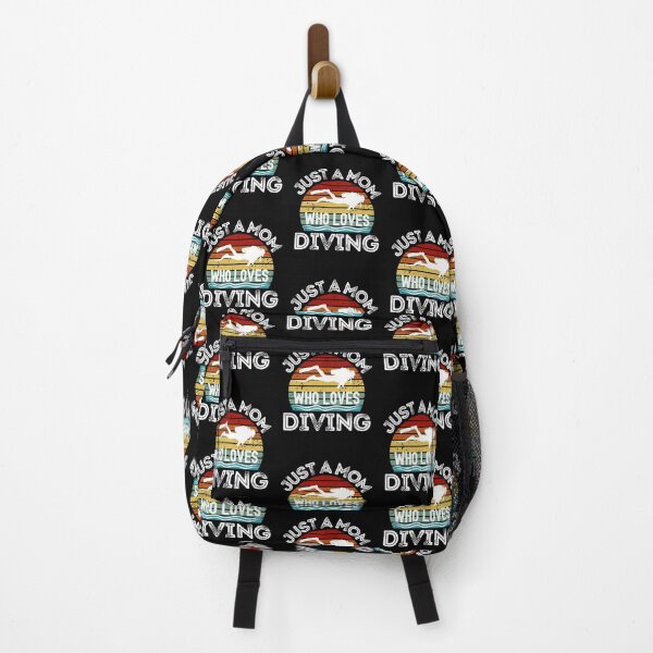 Item preview, Just A Mom Who Loves Diving designed and sold by StudioAquaLumos.