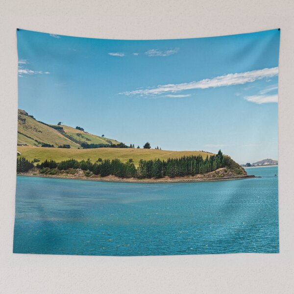 Item preview, Blue Water And Green Landscape of Otago Peninsula designed and sold by Catherine Reading.
