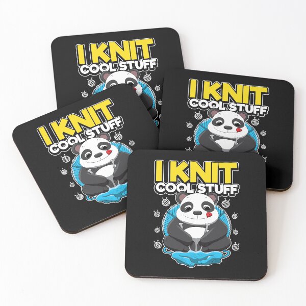Item preview, I Knit Cool Stuff - Panda Wool Knitting designed and sold by anziehend.