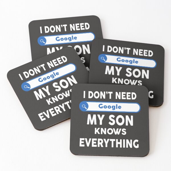 Item preview,  FUNNY MY SON KNOWS ERVRY THINGS  designed and sold by NormaEng.