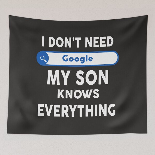 Item preview,  FUNNY MY SON KNOWS ERVRY THINGS  designed and sold by NormaEng.